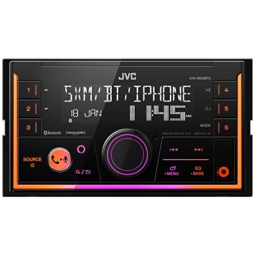 JVC KW-X850BTS Bluetooth Car Stereo Digital Media Receiver with USB Port, AM/FM Radio, MP3 Player, Amazon Alexa, Android, iPhone, Double DIN, 13-Band EQ JVC KW-X850BTS Bluetooth Car Stereo Digital Media Receiver with USB Port, AM/FM Radio, MP3 Player, Amazon Alexa, Android, iPhone, Double DIN, 13-Band EQ